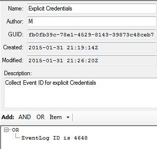 IOC - Explicit credentials
