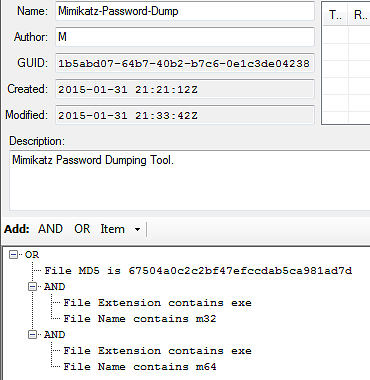 IOC - Mimikatz